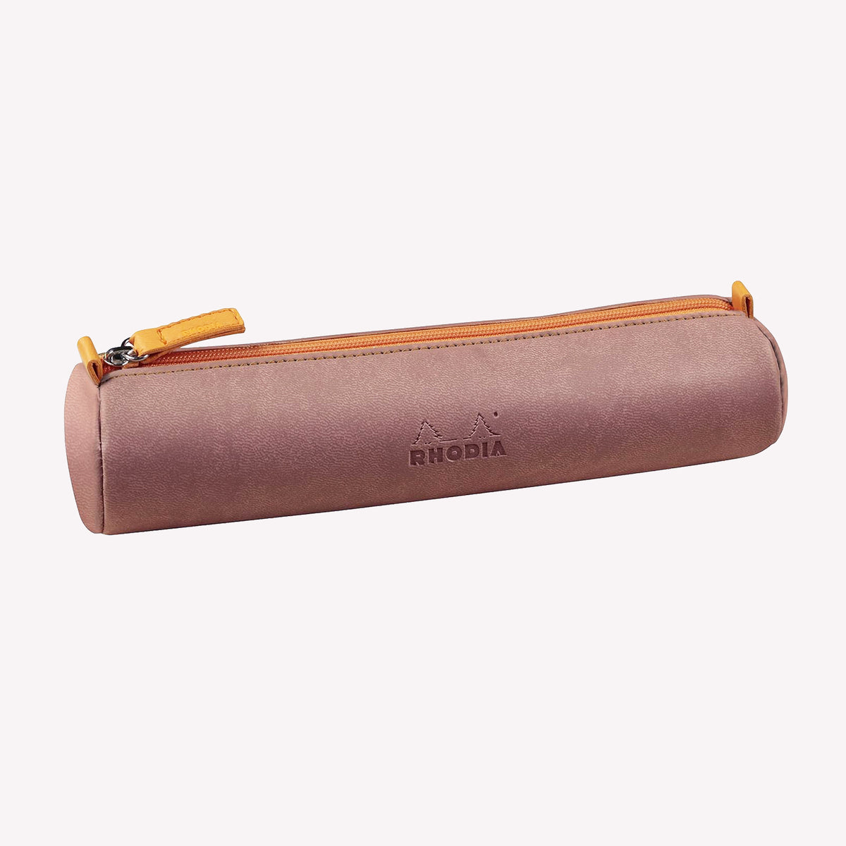 Rhodia Rosewood Pink Round Pencil Case