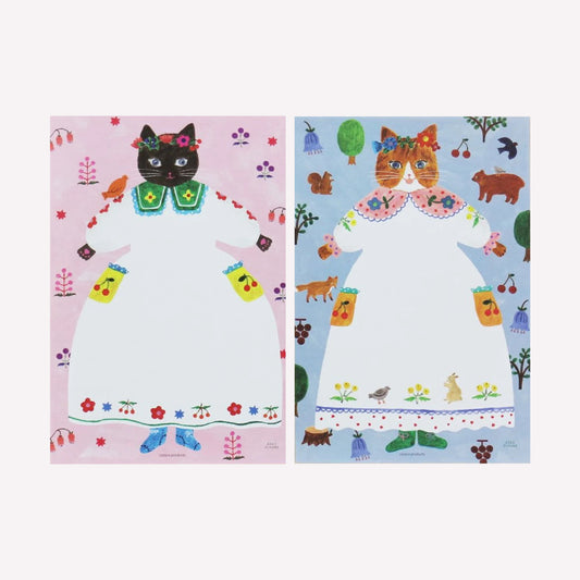 Cozyca Aiko Fukawa Cat Writing Paper Pad