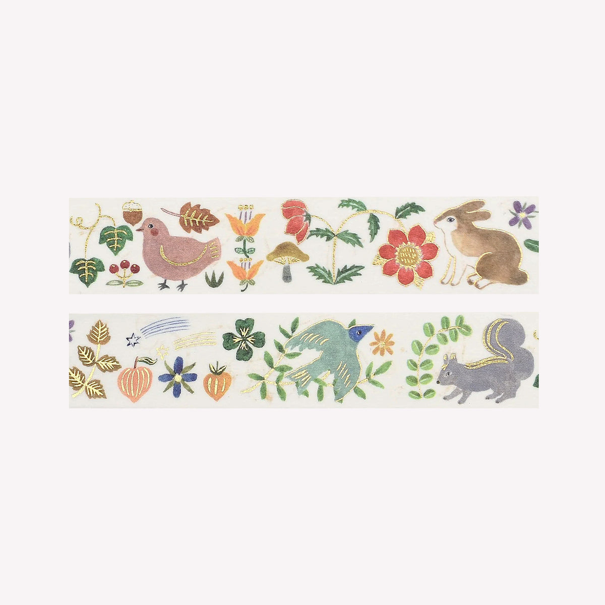 Cozyca Aiko Fukawa Kusamura Bunny Foiled Washi Tape