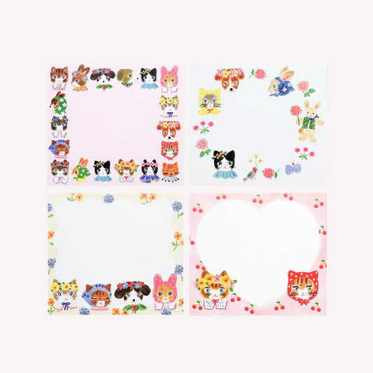 Cozyca Aiko Fukawa Cat Smile Memo Pad