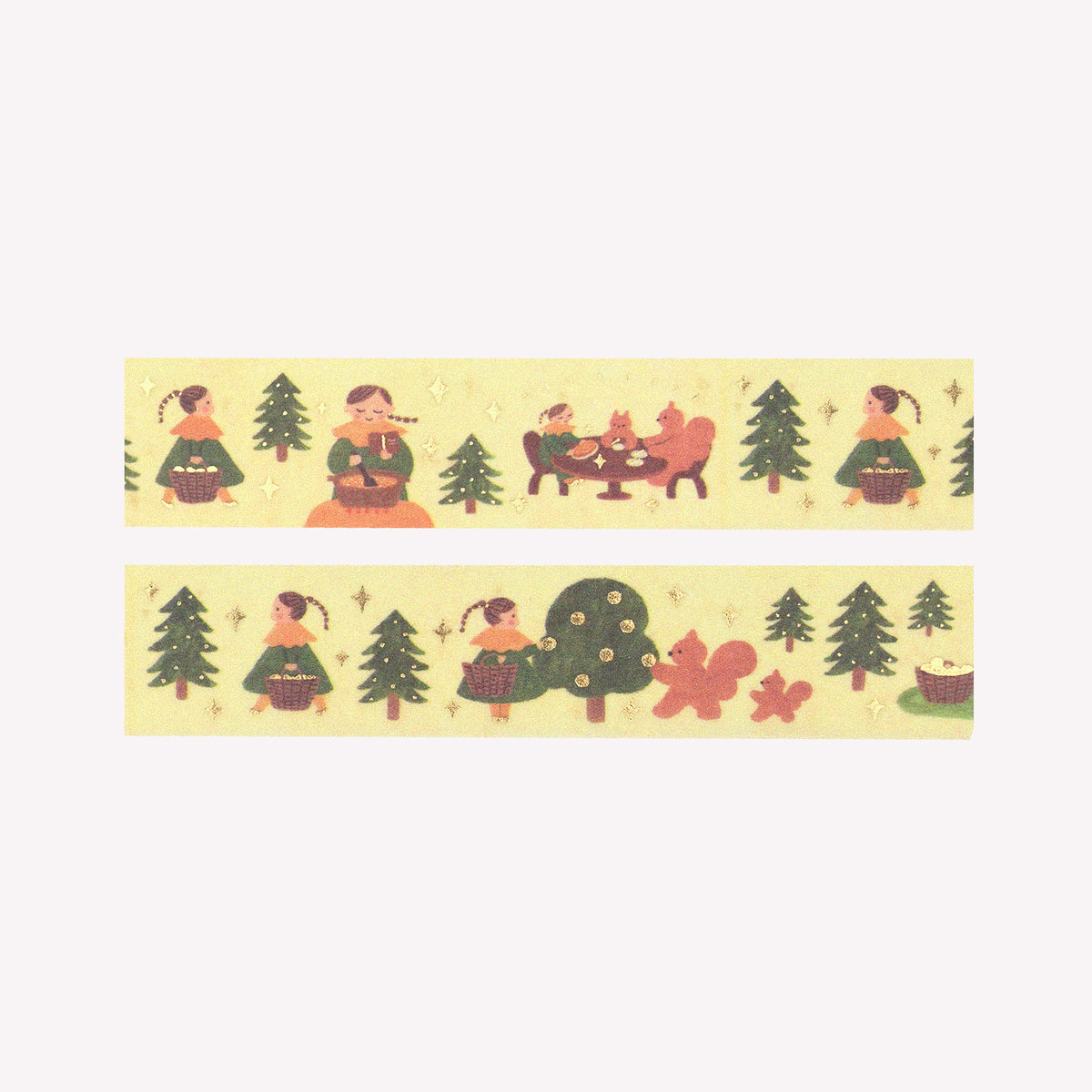 Cozyca Mariko Fukuoka To The Forest Foiled Washi Tape