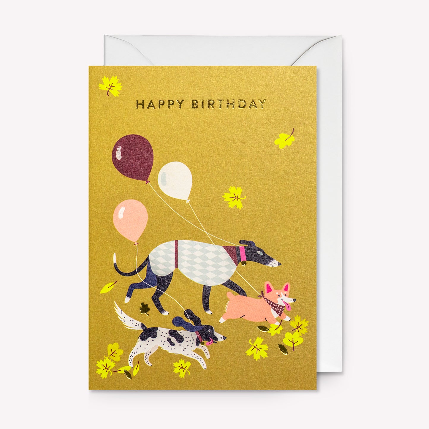Furry Friends Dog Walk Birthday Greetings Card