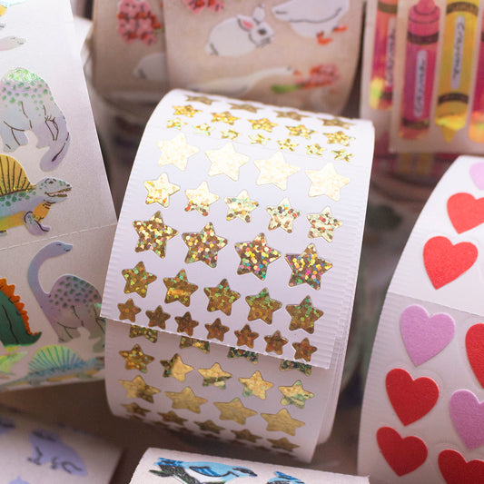 Stickermagic Gold Stars Mini Sticker Sheet