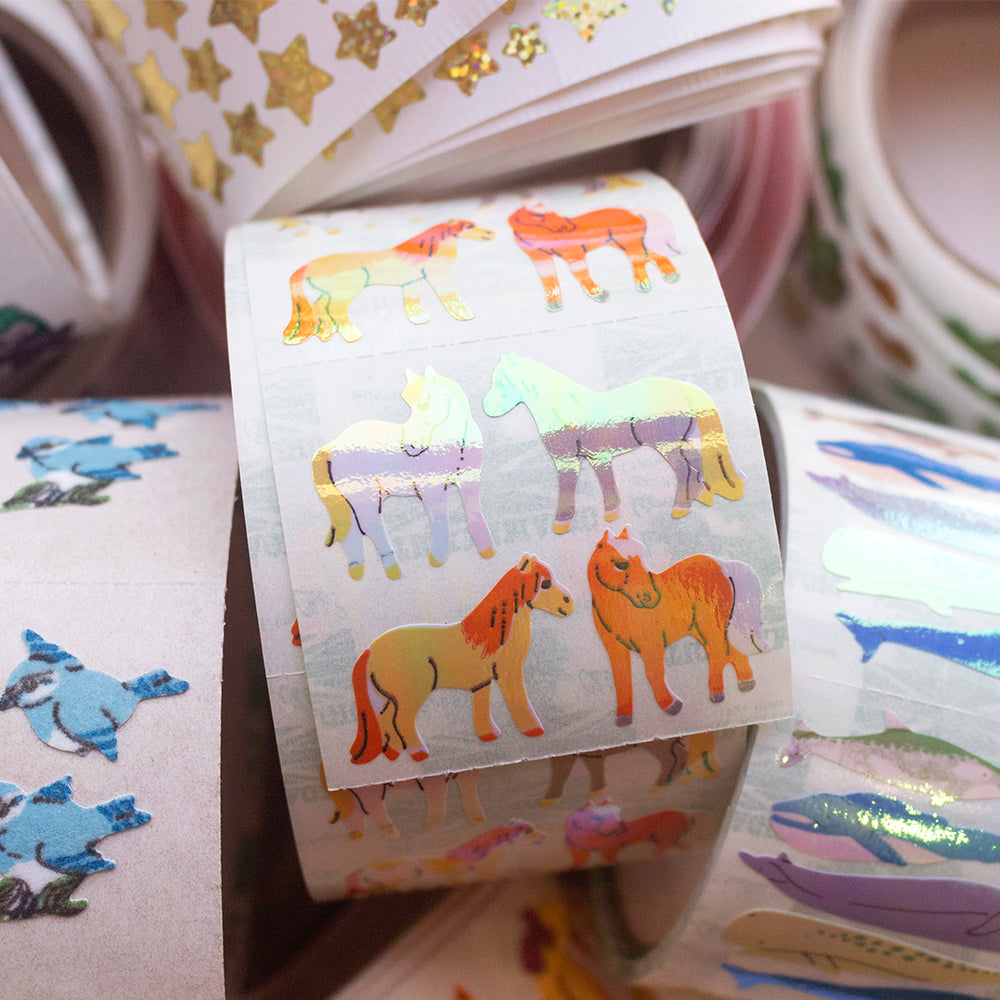 Stickermagic Pearlie Dartmoor Ponies Mini Sticker Sheet