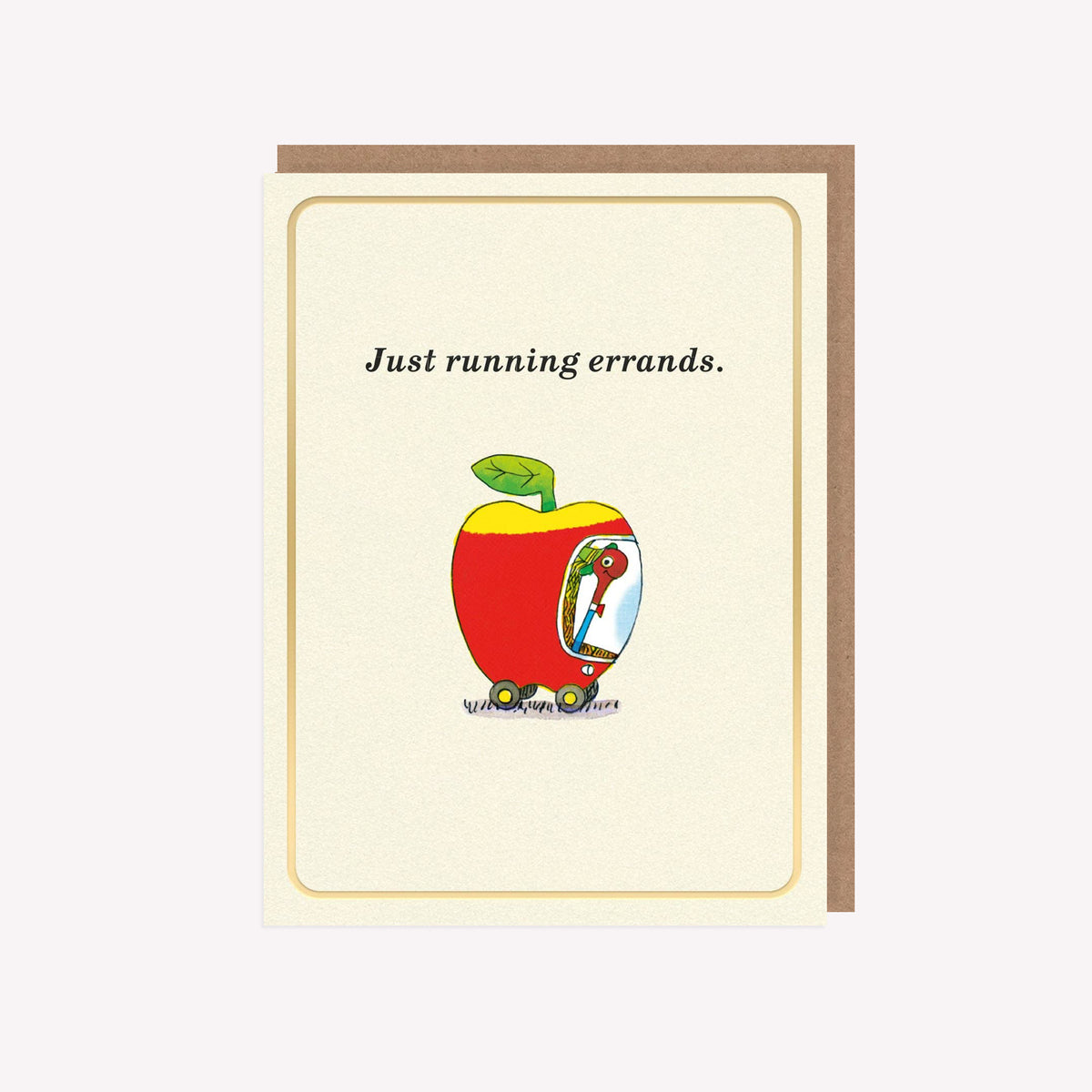 Just Running Errands Richard Scarry Mini Greetings Card