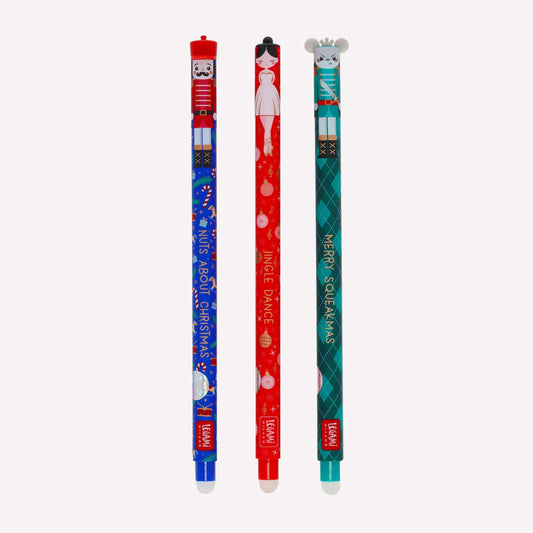 The Nutcracker Christmas Erasable Gel Pen (Singles & Set of 3)