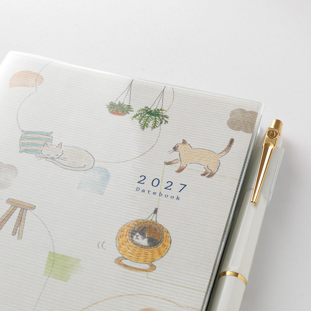 Midori 2027 Cat B6 Pocket Diary