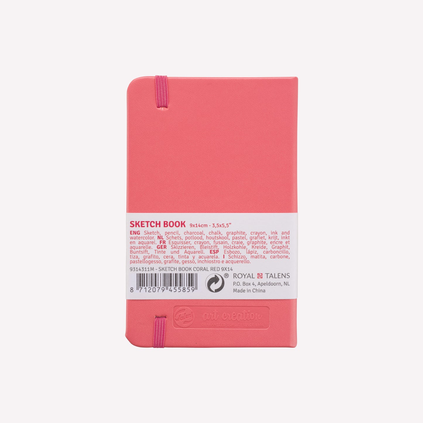 Royal Talens Coral Red Portrait A6 Art Creation Sketchbook