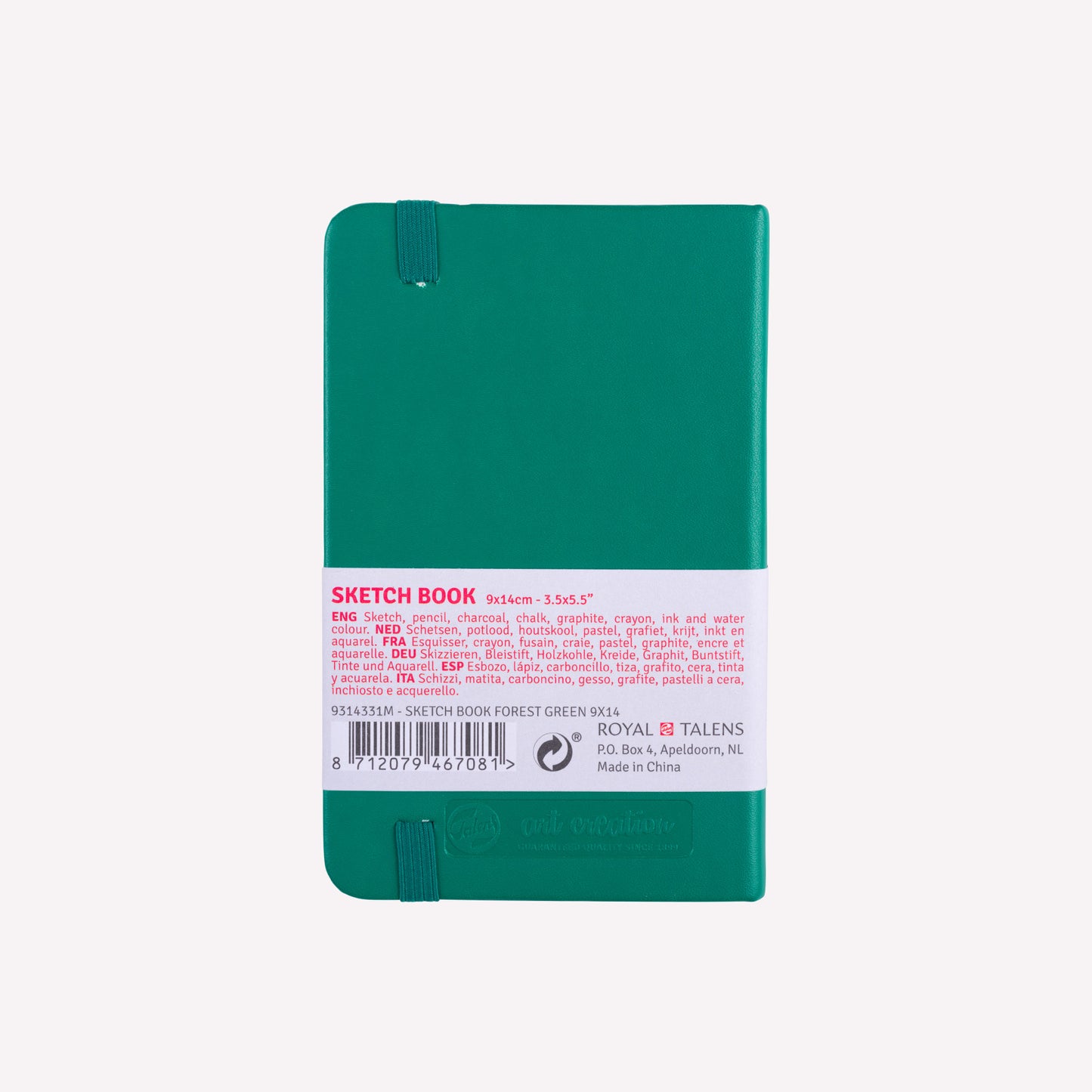 Royal Talens Forest Green Portrait A6 Art Creation Sketchbook