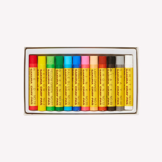 Sakura Cray-Pas Oil Pastels Box of 12