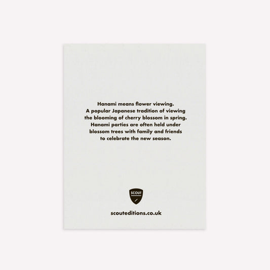 Cherry Blossom Mini Greetings Card