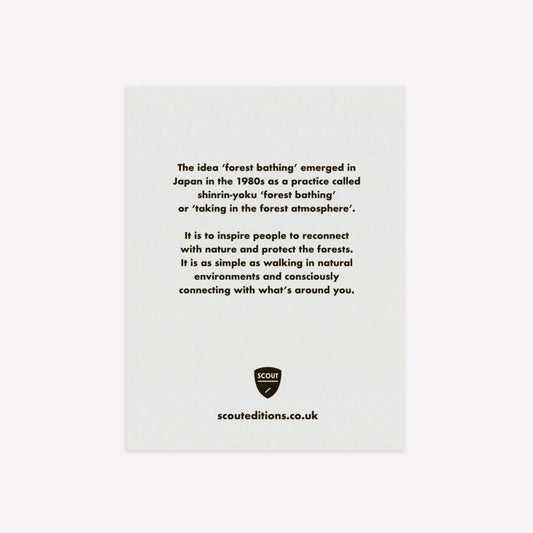 Forest Bathing Mini Greetings Card