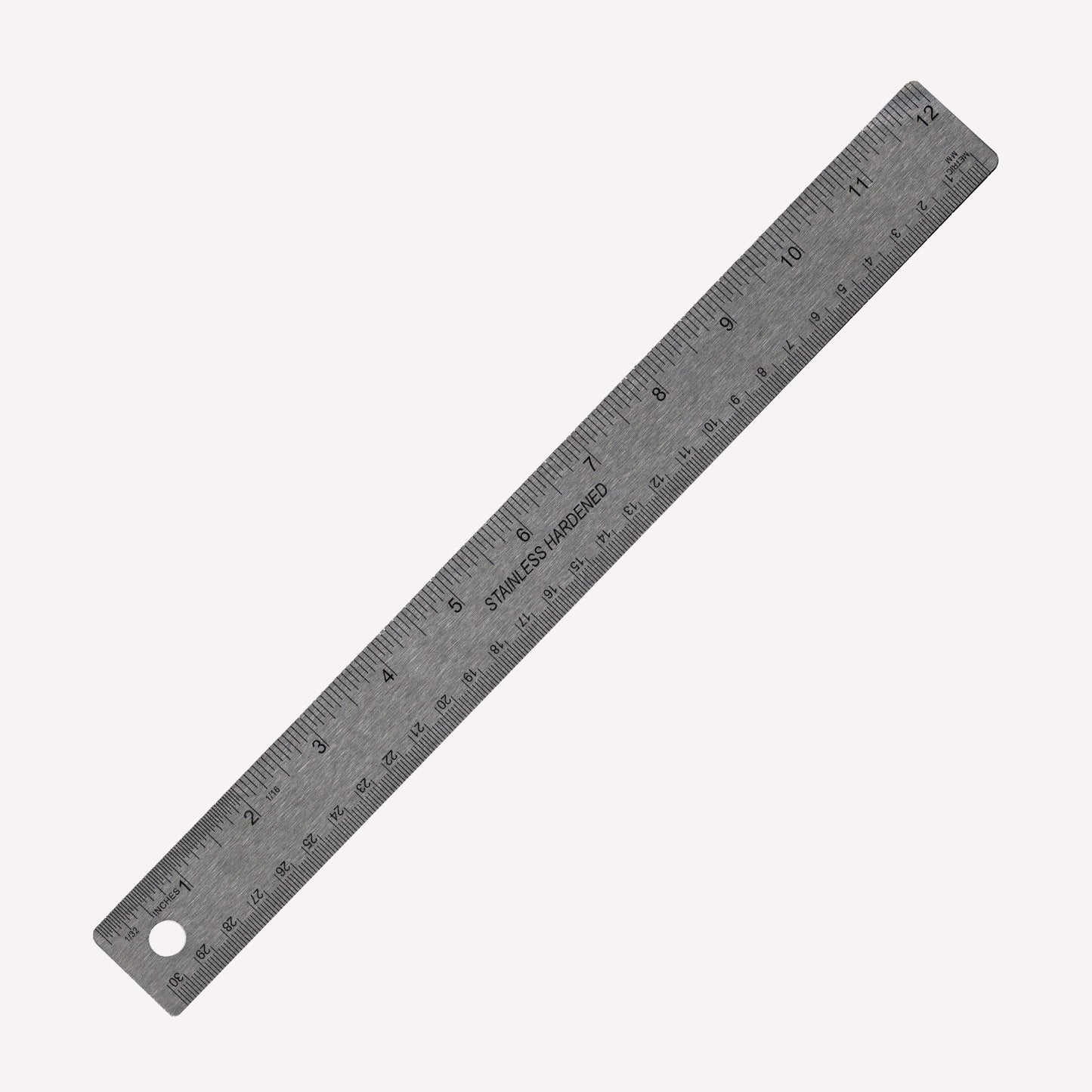30cm Stainless Steel Cork Backed Ruler