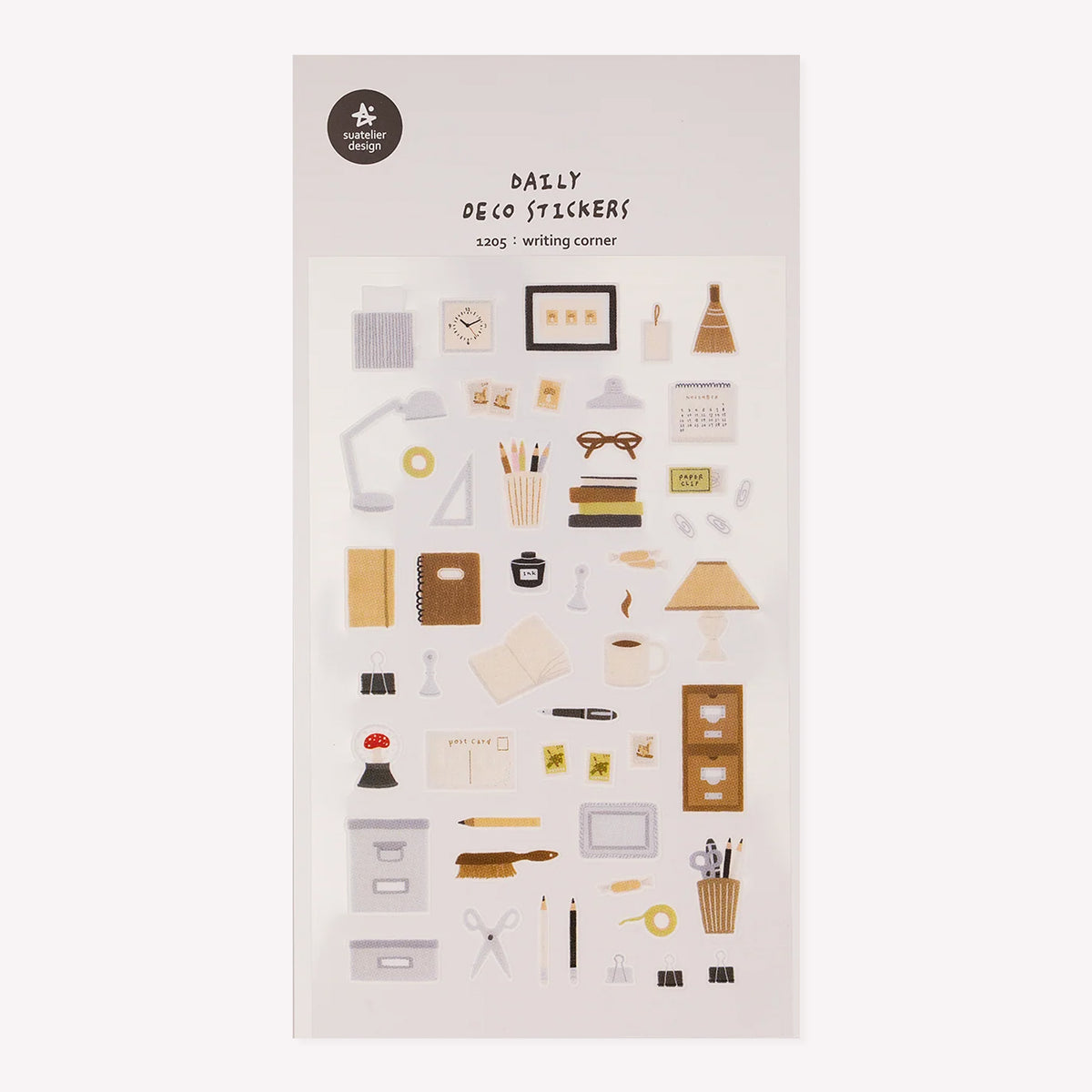 Suatelier Writing Corner Desk Sticker Sheet