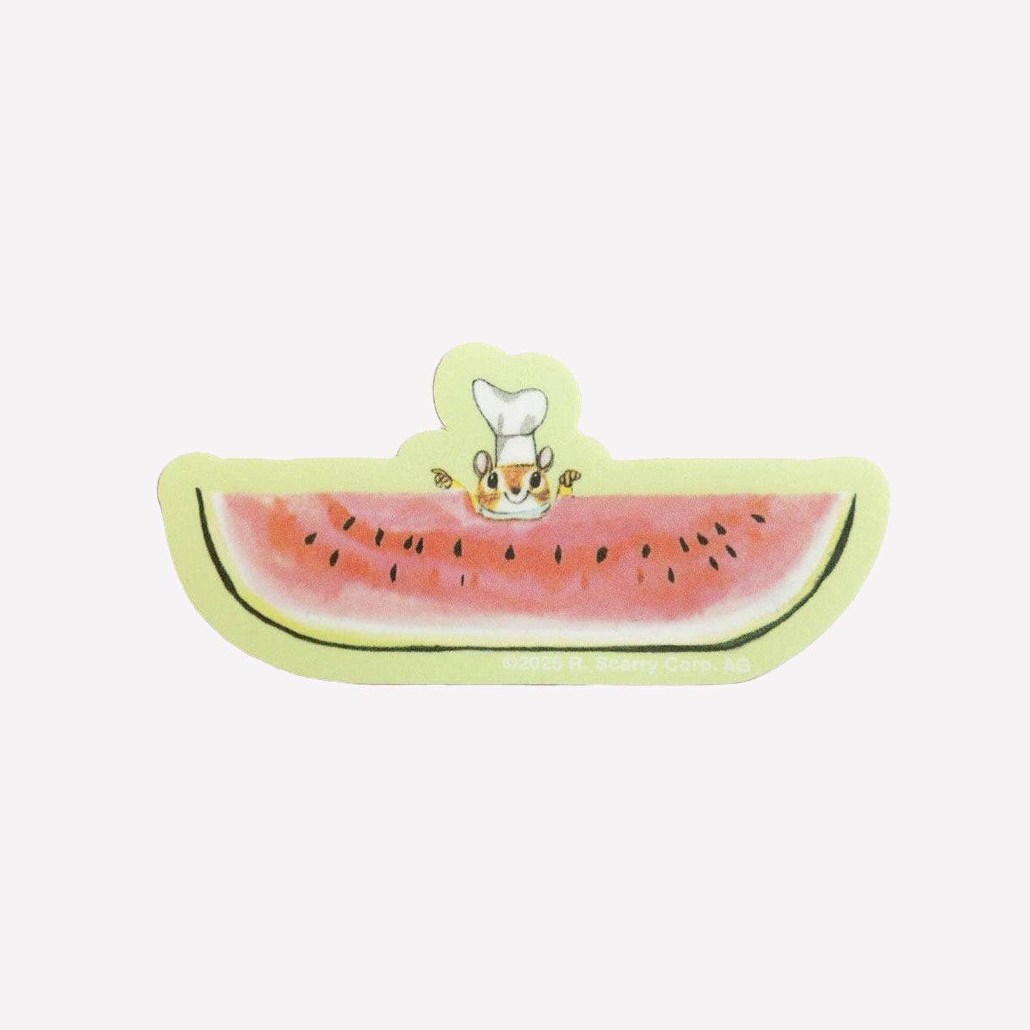 3P4 x Richard Scarry Watermelon Sticker