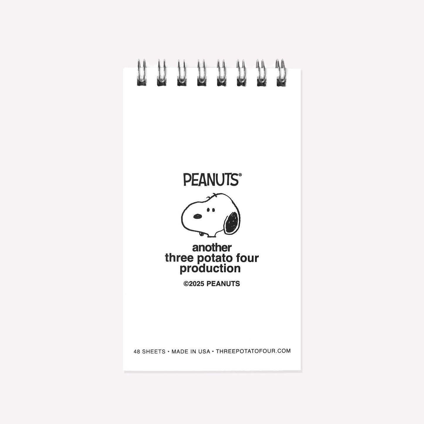 3P4 x Peanuts Snoopy Flower Bouquet Mini Notebook