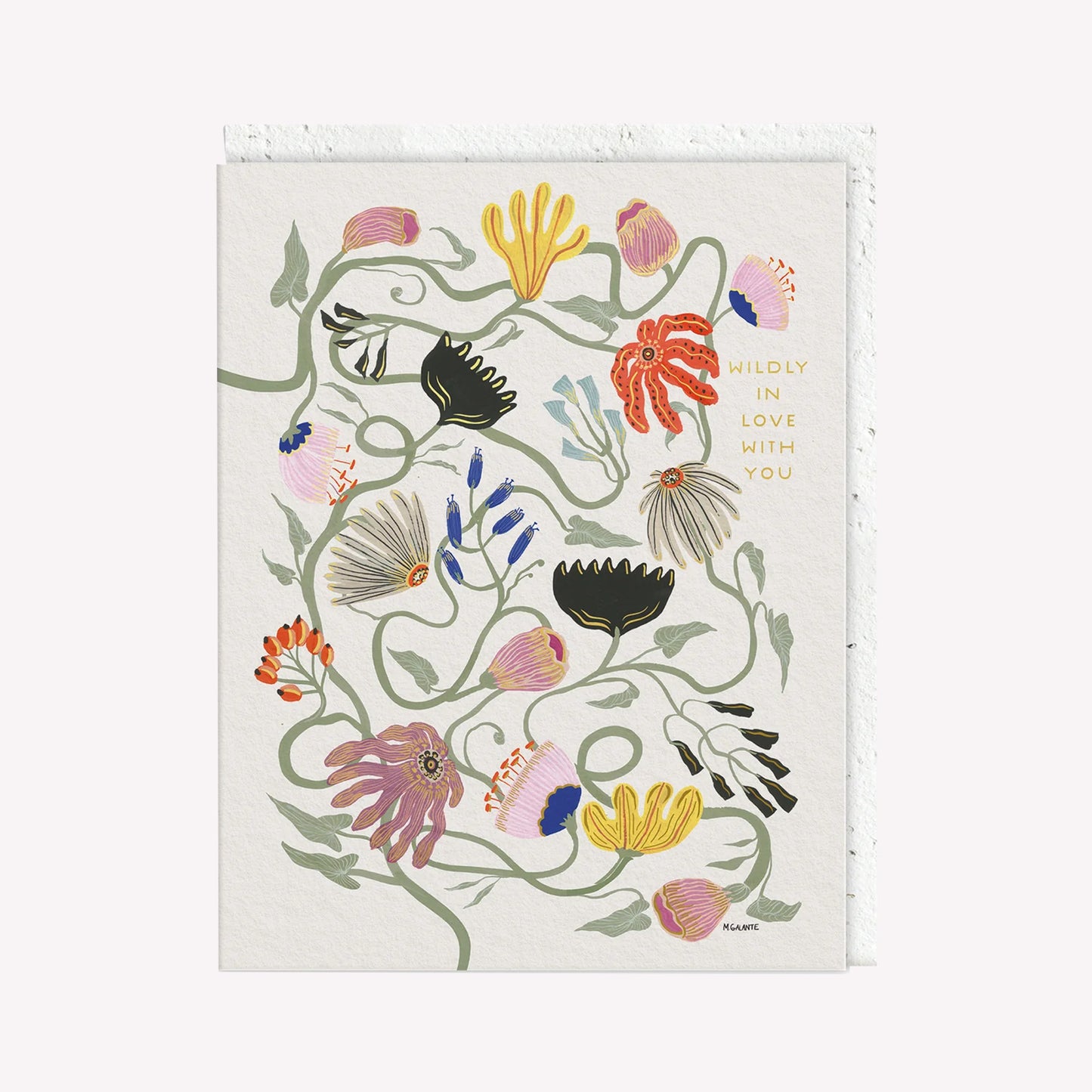 Wildly In Love With You Greetings Card