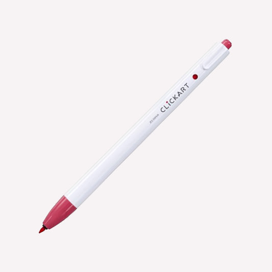 Zebra Clickart Retractable Felt Tip Marker Pen