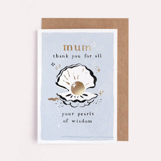 Pearls of Wisdom Mother's Day Greetings Card