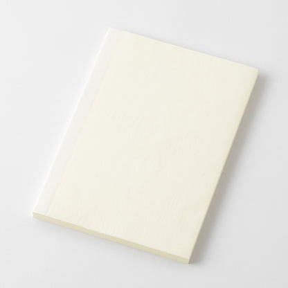 MD Product A5 blank notebook with a protective glassine cover. 