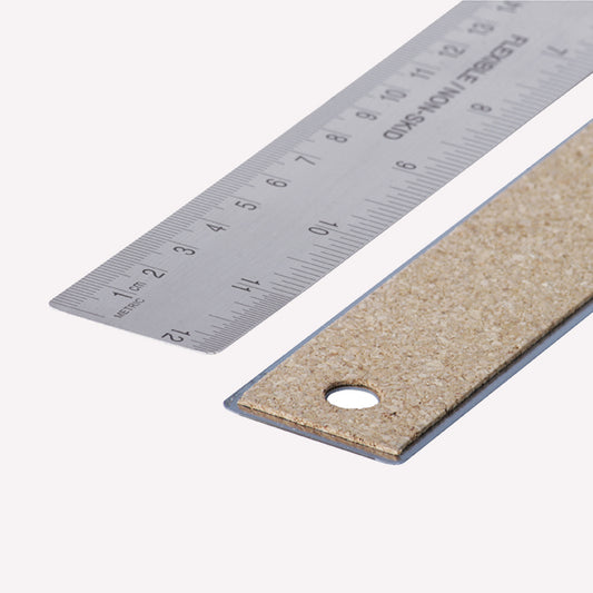 Stainless Steel Non-Slip 30cm Ruler