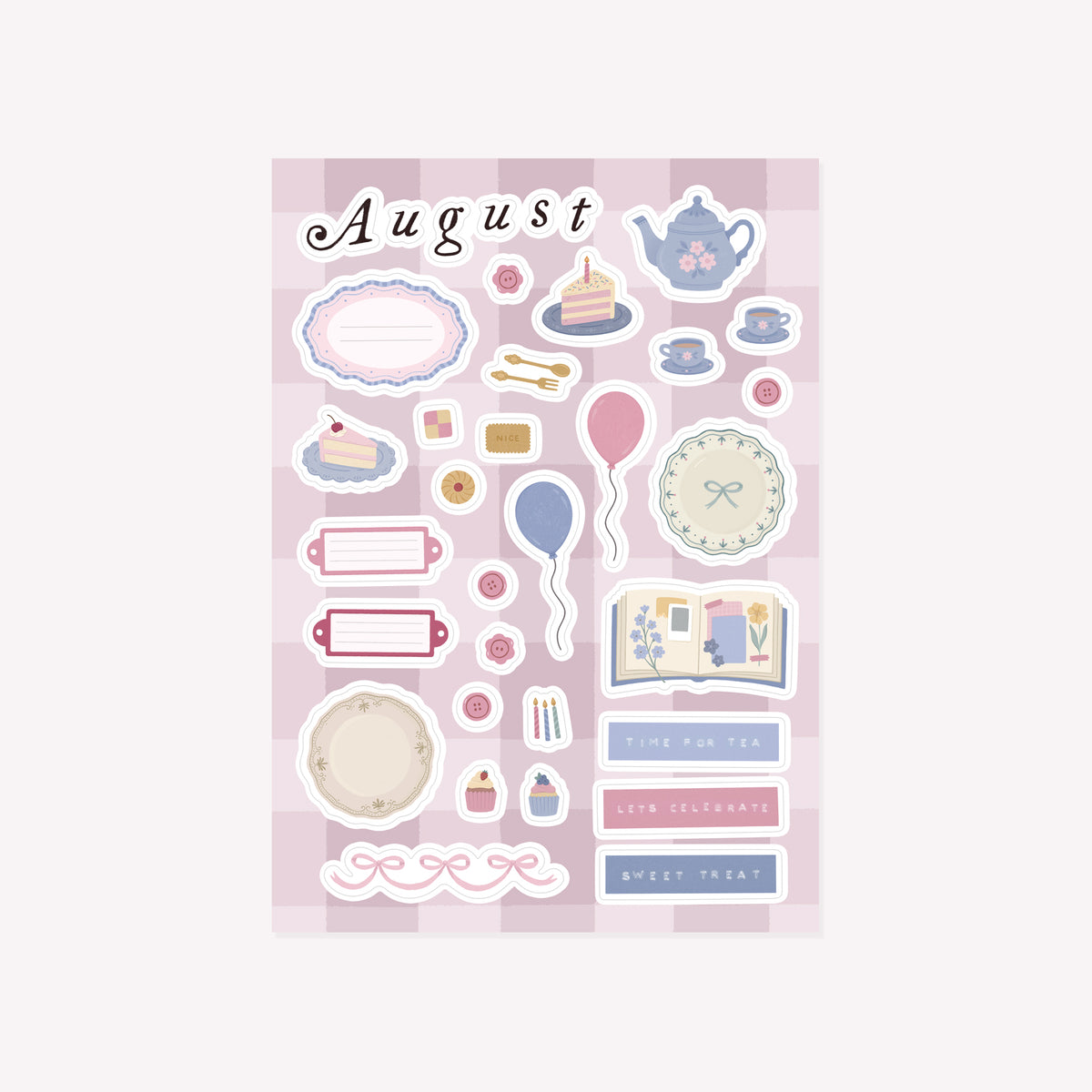 Monthly Salt Scrap Club Mail Sticker Sheet (Extras & Seconds)