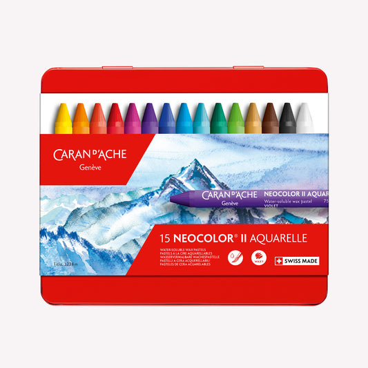 Caran D'ache Neocolor II Water-Soluble Wax Pastel Set