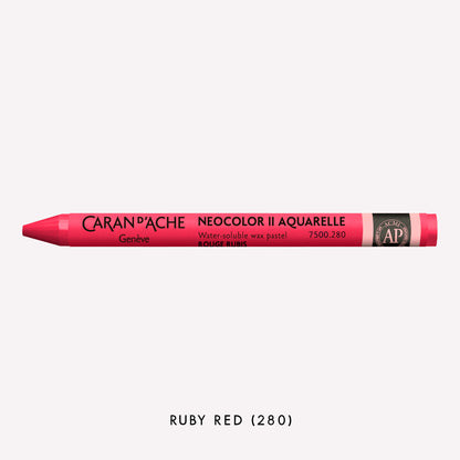 Caran D'ache Neocolor II Water-Soluble Wax Pastels
