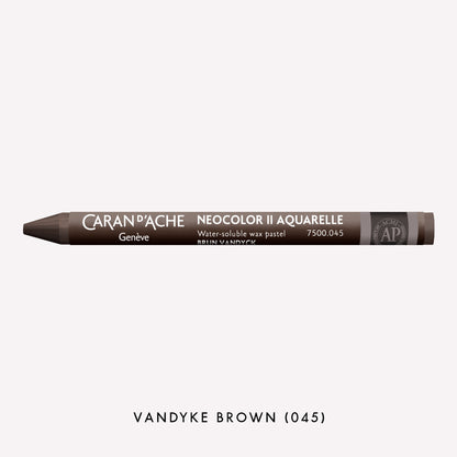Caran D'ache Neocolor II Water-Soluble Wax Pastels