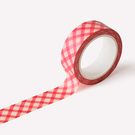 Claire Paul Picnic Red Gingham Washi Tape