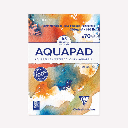 Clairefontaine A5 Watercolour Aquapad Paper Pad