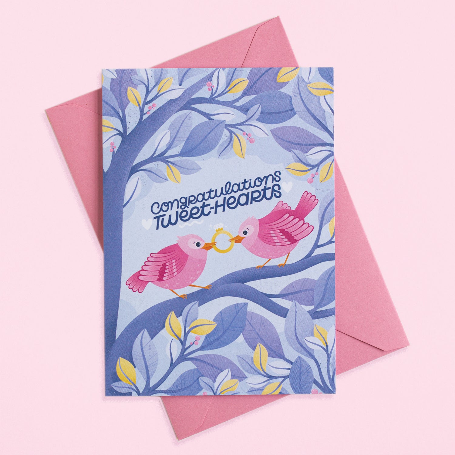 Congratulations Tweet-Hearts Greetings Card ~ Salt Art Supply