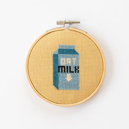 Cotton Clara Oat Milk Mini Cross Stitch Kit