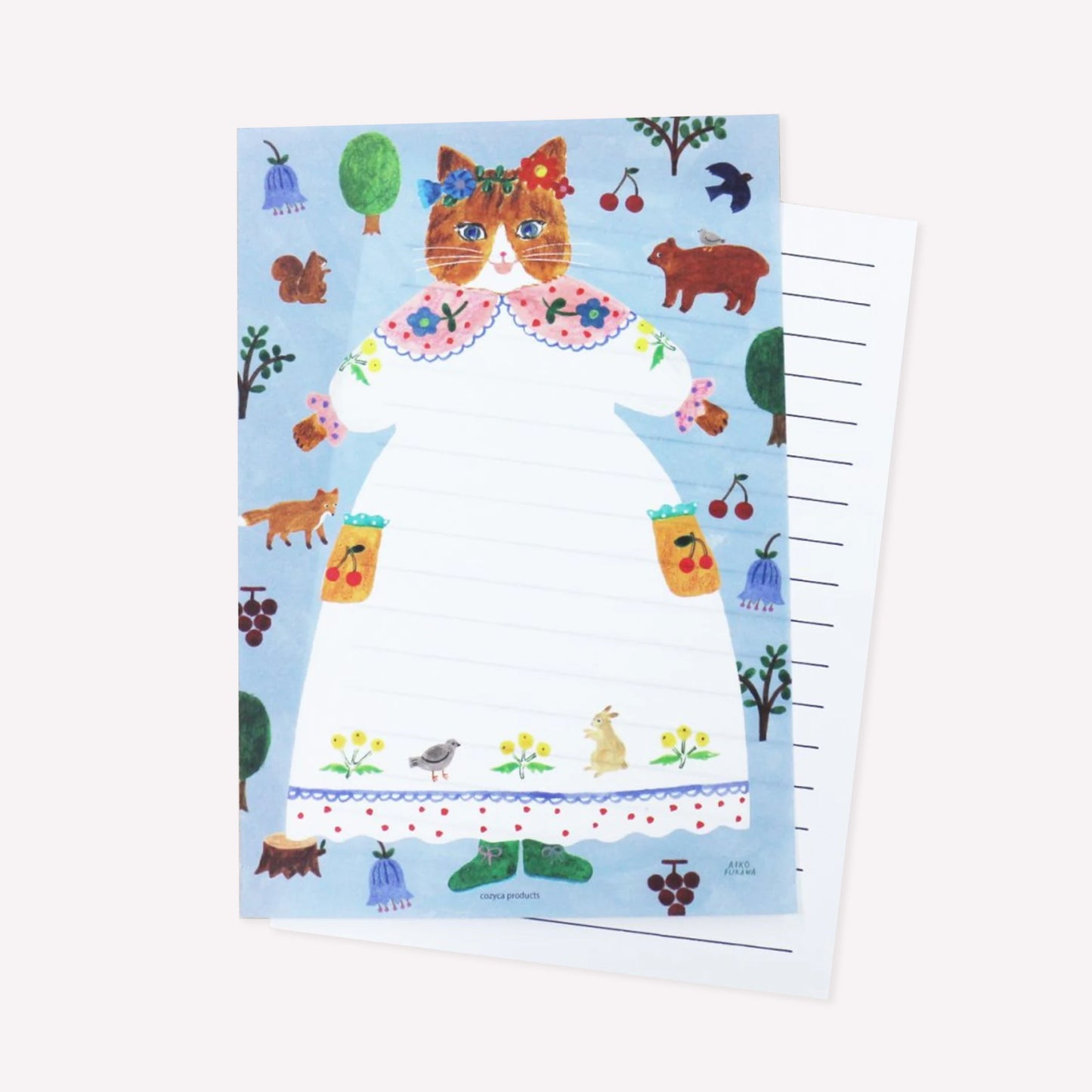 Cozyca Aiko Fukawa Cat Writing Paper Pad
