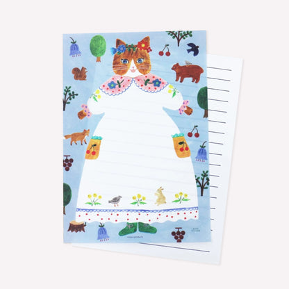 Cozyca Aiko Fukawa Cat Writing Paper Pad