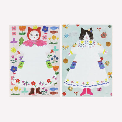 Cozyca Aiko Fukawa Cat Writing Paper Pad