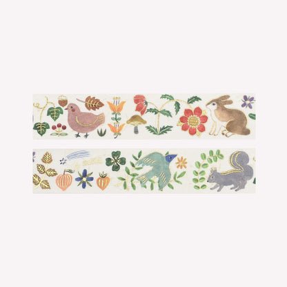 Cozyca Aiko Fukawa Kusamura Bunny Foiled Washi Tape