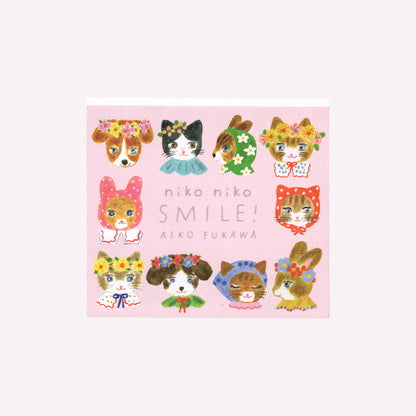 Cozyca Aiko Fukawa Cat Smile Memo Pad