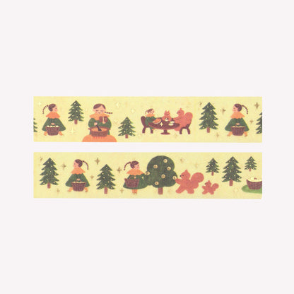 Cozyca Mariko Fukuoka To The Forest Foiled Washi Tape