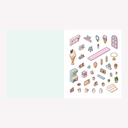 Cute 'n' Cozy Sticker Therapy: Cozy Town Sticker Book