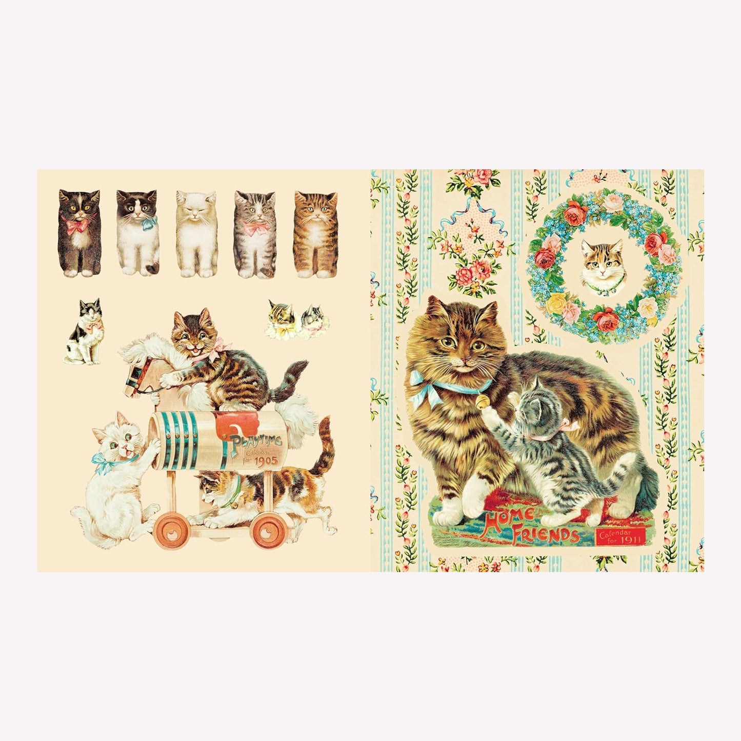 Cynthia Hart's Victoriana Cats Sticker Book