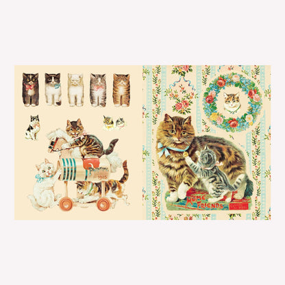 Cynthia Hart's Victoriana Cats Sticker Book