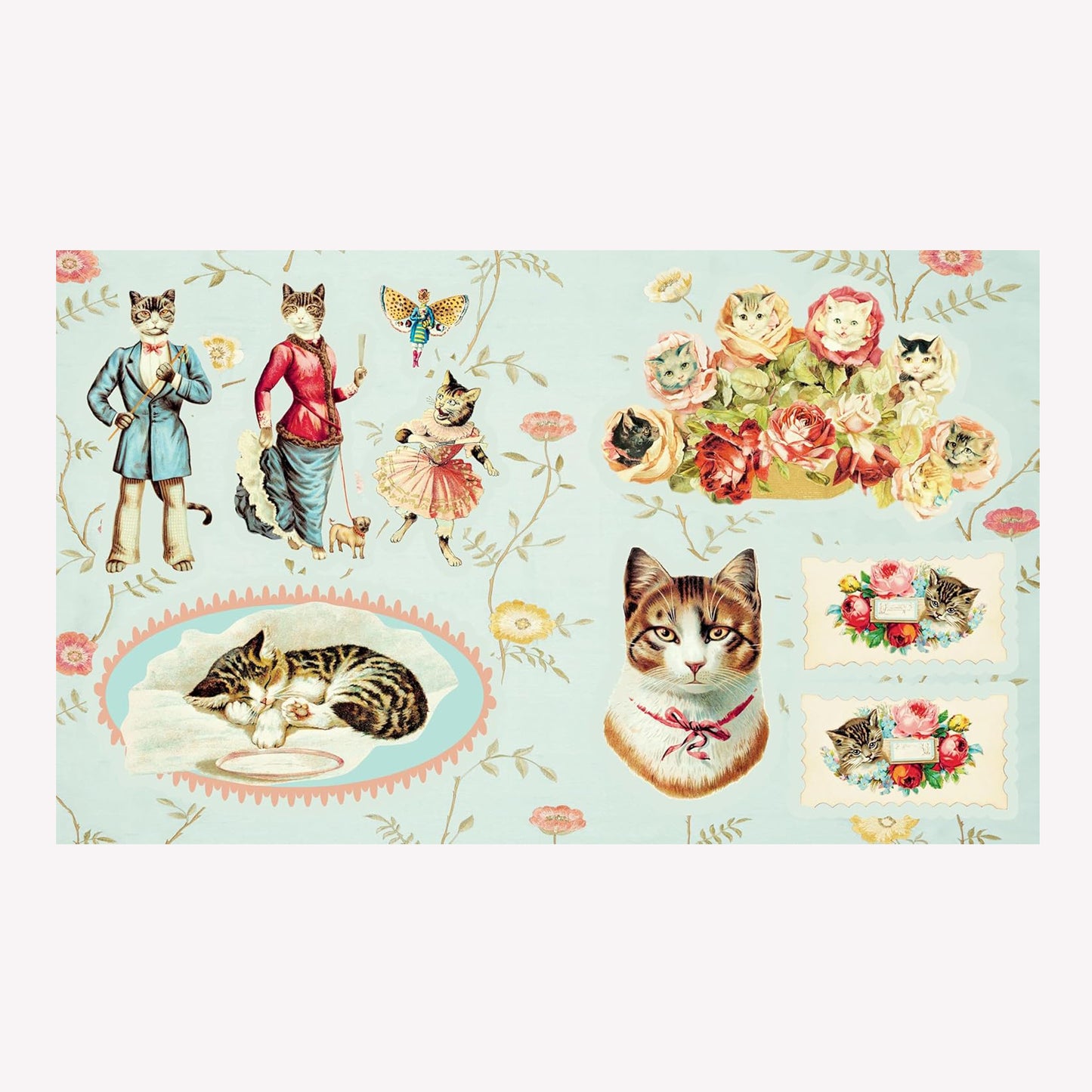 Cynthia Hart's Victoriana Cats Sticker Book
