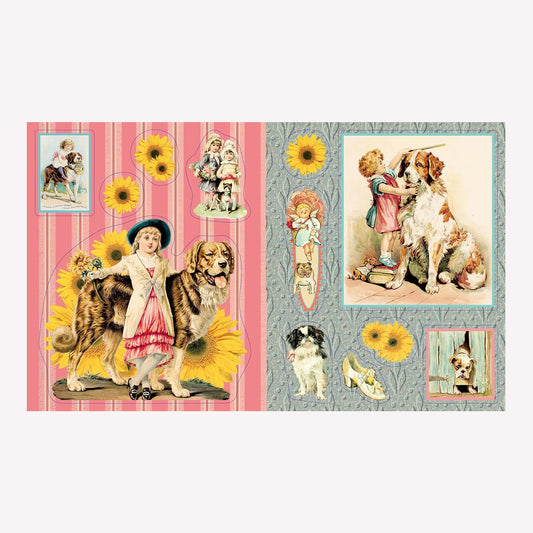 Cynthia Hart's Victoriana Dogs Sticker Book