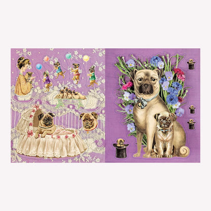 Cynthia Hart's Victoriana Dogs Sticker Book