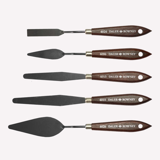 Daler-Rowney Wooden Handled Palette Knives