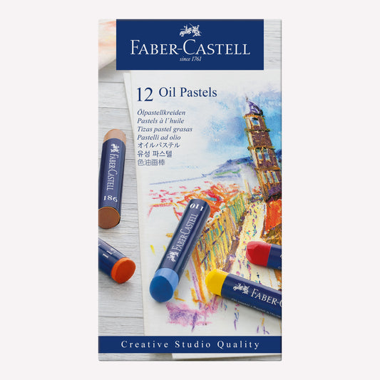 Faber-Castell Creative Studio Oil Pastels Box of 12