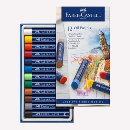 Faber-Castell Creative Studio Oil Pastels Box of 12
