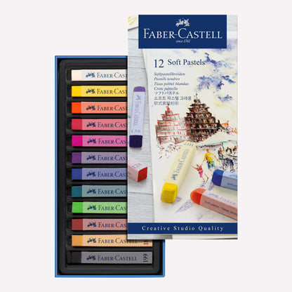 Faber-Castell Creative Studio Soft Pastels Box of 12