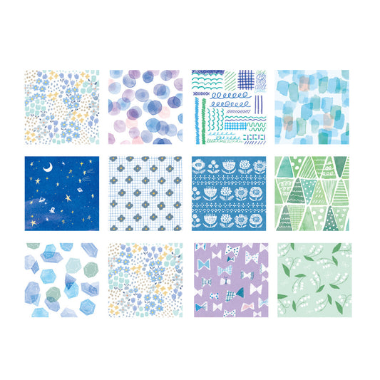 Furukawashiko Cool Colours Miniature Origami Paper Set
